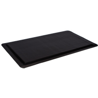 Tapis Ergo-Ease, Rainur&eacute;, 2' x 10' x 7/8", Noir, Caoutchouc/&eacute;ponge R.M.G. Prévention