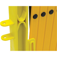 Barri&egrave;re Xpandit, 36" h x 11,5' lo, Noir/Jaune R.M.G. Prévention