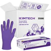 Gants d'examen Kimtech, T-petit, Nitrile, 6 mils, Sans poudre, Mauve, Classe 2 R.M.G. Prévention
