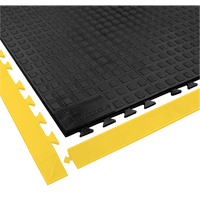 Rejuvenator Connect No. 502 Matting, Polyurethane, 3' W x 3' L, 5/8" Thick, Black R.M.G. Prévention