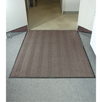 Waterhog&reg; Eco Elite Matting, Wiper/Scraper, 4' x 6' x 3/8", Chestnut Brown R.M.G. Prévention