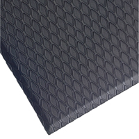 Cushion Max Mats, Diamond, 2' x 3' x 5/8", Charcoal, Nitrile/PVC R.M.G. Prévention