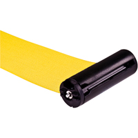 Free-Standing Crowd Control Barrier Receiver Post, 35" High, Yellow R.M.G. Prévention