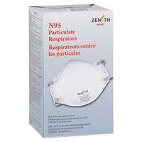 Respirateur contre les particules, N95, Certifi&eacute; NIOSH, Moyen/grand R.M.G. Prévention