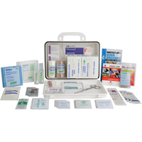 Contractors' First Aid Kit, Class 1 Medical Device, Plastic Box R.M.G. Prévention