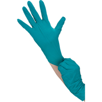Gants jetables TouchNTuff, 7, Nitrile, 5 mils, Poudr&eacute;s, Vert R.M.G. Prévention