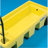 Poly-Spillcart Cart, 66.5" L x 29" W x 43.9" H, 57 US gal. Spill Cap. R.M.G. Prévention