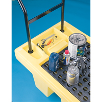 Poly-Spillcart Cart, 66.5" L x 29" W x 43.9" H, 57 US gal. Spill Cap. R.M.G. Prévention