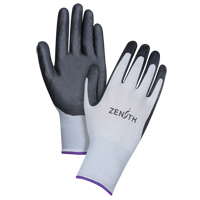 Gants l&eacute;gers enduits et respirants, 6/T-petit, R&ecirc;vetement Mousse de nitrile, Calibre 13, Enveloppe en Polyester R.M.G. Prévention