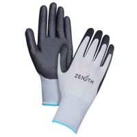 Gants l&eacute;gers enduits et respirants, 10/T-Grand, R&ecirc;vetement Mousse de nitrile, Calibre 13, Enveloppe en Polyester R.M.G. Prévention