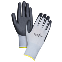 Gants l&eacute;gers enduits et respirants, 11/2T-Grand, R&ecirc;vetement Mousse de nitrile, Calibre 13, Enveloppe en Polyester R.M.G. Prévention