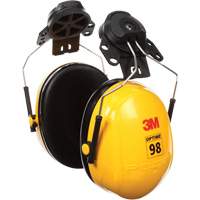 Serres-t&ecirc;tes de s&eacute;rie Peltor Optime 98, Fixation pour casque, 23 NRR dB R.M.G. Prévention