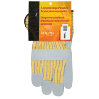 Gants d'ajusteur de qualit&eacute; sup&eacute;rieure, T-Grand, Paume en Cuir de vache refendu, Doublure en Coton R.M.G. Prévention