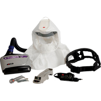 Trousse Easy-Clean pour APR motoris&eacute; TR-600 de Versaflo, Capuchon & visi&egrave;re, Pile Lithium-ion R.M.G. Prévention