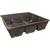 IBC Sump Bin, 385 US gal. Spill Capacity, 76" x 76" x 20" R.M.G. Prévention