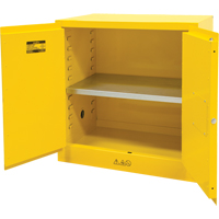 Flammable Storage Cabinet, 22 gal., 2 Door, 35" W x 35" H x 22" D R.M.G. Prévention