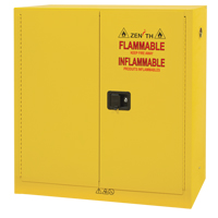 Flammable Storage Cabinet, 24 gal., 2 Door, 43" W x 44" H x 12" D R.M.G. Prévention