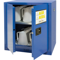 Corrosive Liquids Cabinet, 22 gal., 35" x 35" x 22" R.M.G. Prévention