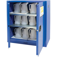 Corrosive Liquids Cabinet, 30 gal., 43" x 44" x 18" R.M.G. Prévention