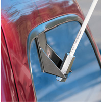 Tiges de s&eacute;curit&eacute; pour travaux l&eacute;gers Safety Whip, Fixation Fen&ecirc;tre, Hauteur 5', Orange R.M.G. Prévention