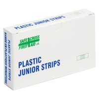 Bandages en bandes Juniors, Rectangulaire/carr&eacute;e, 1-1/2", Plastique, Non st&eacute;rile R.M.G. Prévention