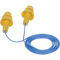 E-A-R Ultrafit Premolded Earplugs, Corded, Bulk - Polybag, 25 dB NRR, One-Size R.M.G. Prévention