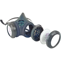 Respirateur &agrave; demi-masque assembl&eacute; de la s&eacute;rie 8000, &eacute;lastom&egrave;re/Thermoplastique, Moyen R.M.G. Prévention