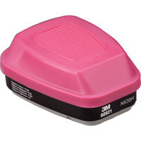 Cartouches pour respirateur s&eacute;rie 6000, Cartouche gaz/vapeur, Vapeurs organiques/P100 R.M.G. Prévention