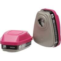 Cartouches pour respirateur s&eacute;rie 6000, Cartouche gaz/vapeur, Vapeurs organiques/P100 R.M.G. Prévention