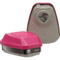 Cartouches pour respirateur s&eacute;rie 6000, Cartouche gaz/vapeur, Vapeurs organiques/P100 R.M.G. Prévention