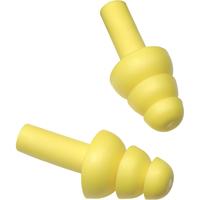 E-A-R Ultrafit Premolded Earplugs, Uncorded, Bulk - Polybag, 25 dB NRR, One-Size R.M.G. Prévention