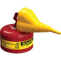 Bidons s&eacute;curitaires, Type I, Acier, 1 gal. US, Rouge, Homologu&eacute; FM/List&eacute; UL/ULC R.M.G. Prévention