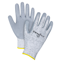 Gants &eacute;lastiques sans coutures r&eacute;sistants &agrave; la coupe, Taille 2T-Grand/11, Calibre 13, Rev&ecirc;tement Nitrile, Enveloppe en PEHP, ANSI/ISEA 105 niveau 2/EN 388 niveau 3 R.M.G. Prévention