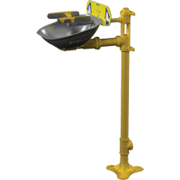 Postes de douche oculaire/faciale Halo, Installation Socle, Bol Acier inoxydable R.M.G. Prévention