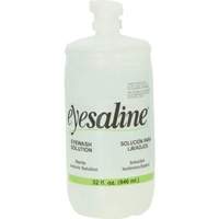 Bouteilles de solution saline pour douche oculaire, Bouteille Plein, 32 oz R.M.G. Prévention