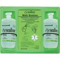 Saline Eyewash Wall Station, Double R.M.G. Prévention