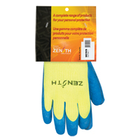 High Visibility Coated Gloves, 7, Rubber Latex Coating, 7 Gauge, Acrylic Shell R.M.G. Prévention