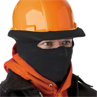 Coiffe extensibles &agrave; enfiler pour casques de s&eacute;curit&eacute;, Taille unique, Noir R.M.G. Prévention