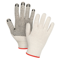 Gants tricot&eacute;s de poids lourd, Poly/coton, Un c&ocirc;t&eacute;, Calibre 7, Petit R.M.G. Prévention