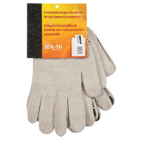 Gants tricot&eacute;s de poids lourd, Poly/coton, Un c&ocirc;t&eacute;, Calibre 7, Grand R.M.G. Prévention