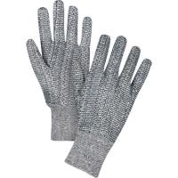 Gants de jersey, Grand, Poivre et sel, Non doubl&eacute;, Poignet en tricot R.M.G. Prévention