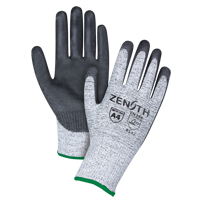 Gants &eacute;lastiques sans coutures r&eacute;sistants &agrave; la coupe, Taille Moyen/8, Calibre 13, Rev&ecirc;tement Polyur&eacute;thane, Enveloppe en PEHP, ANSI/ISEA 105 niveau 4/EN 388 niveau 5 R.M.G. Prévention