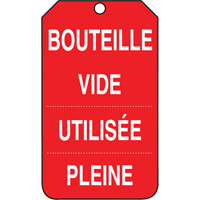 Inspection Tags, Cardstock, 3-3/8" W x 5-7/8" H, French R.M.G. Prévention