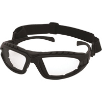 Dustdevil Black Frame Safety Glasses, Clear Lens, Anti-Fog/Anti-Scratch, ANSI Z87+/Meets/Exceeds CSA Z94.3 R.M.G. Prévention