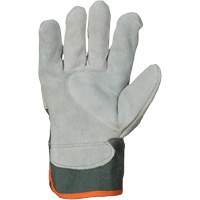 Gants d'ajusteur Endura, Grand, Paume en Cuir refendu, Doublure en Coton R.M.G. Prévention