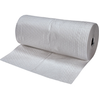 Premium Fine Fiber Sorbent Rolls, Mediumweight, 150' L x 30" W, 40 gal. Absorbancy R.M.G. Prévention