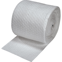 Premium Fine Fiber Sorbent Rolls, Mediumweight, 150' L x 15" W, 20 gal. Absorbancy R.M.G. Prévention