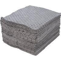 Premium Fine Fibre Sorbent Pads, Universal, 15" x 17", 30 gal. Absorbancy R.M.G. Prévention