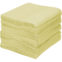 Premium Fine Fiber Sorbent Pads, Hazmat, 15" x 17", 30 gal. Absorbancy R.M.G. Prévention