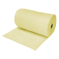 Rouleaux absorbants en fibres fines de premi&egrave;re qualit&eacute;, Lourd, 150' lo x 15" la, Absorption 50 gal. R.M.G. Prévention